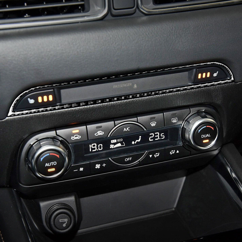Passend für Mazda CX-5 Radio Mittelkonsole Blende Abdeckung Rahmen Carbon