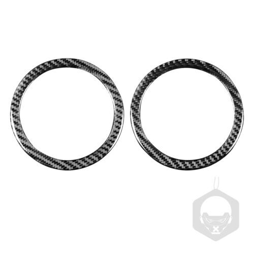 Passend für BMW 6erE63 E64 M6 2004-10 Lautsprecher Ringe Blenden Abdeckung Carbo