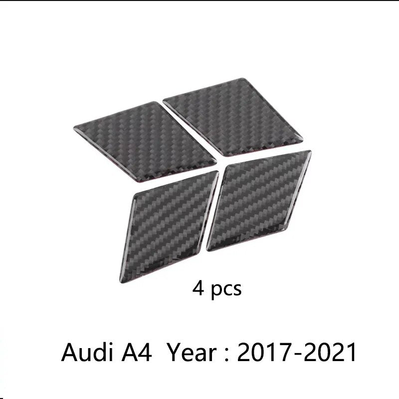 Passend für Audi A4 B9 2017-20 Türgriff Blende Abdeckung Rahmen Carbon