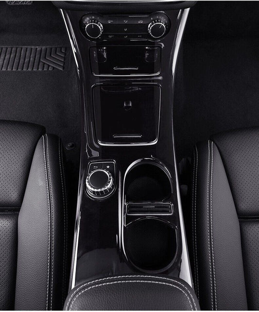 Passend für Mercedes GLA CLA Mittelkonsole Blende Abdeckung Rahmen Schwarz