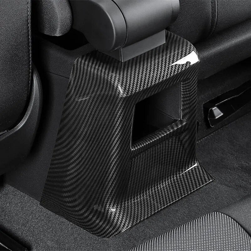 Passend für Audi Q2 2018-21 Mittelarmlehne Blende Abdeckung Rahmen Carbon