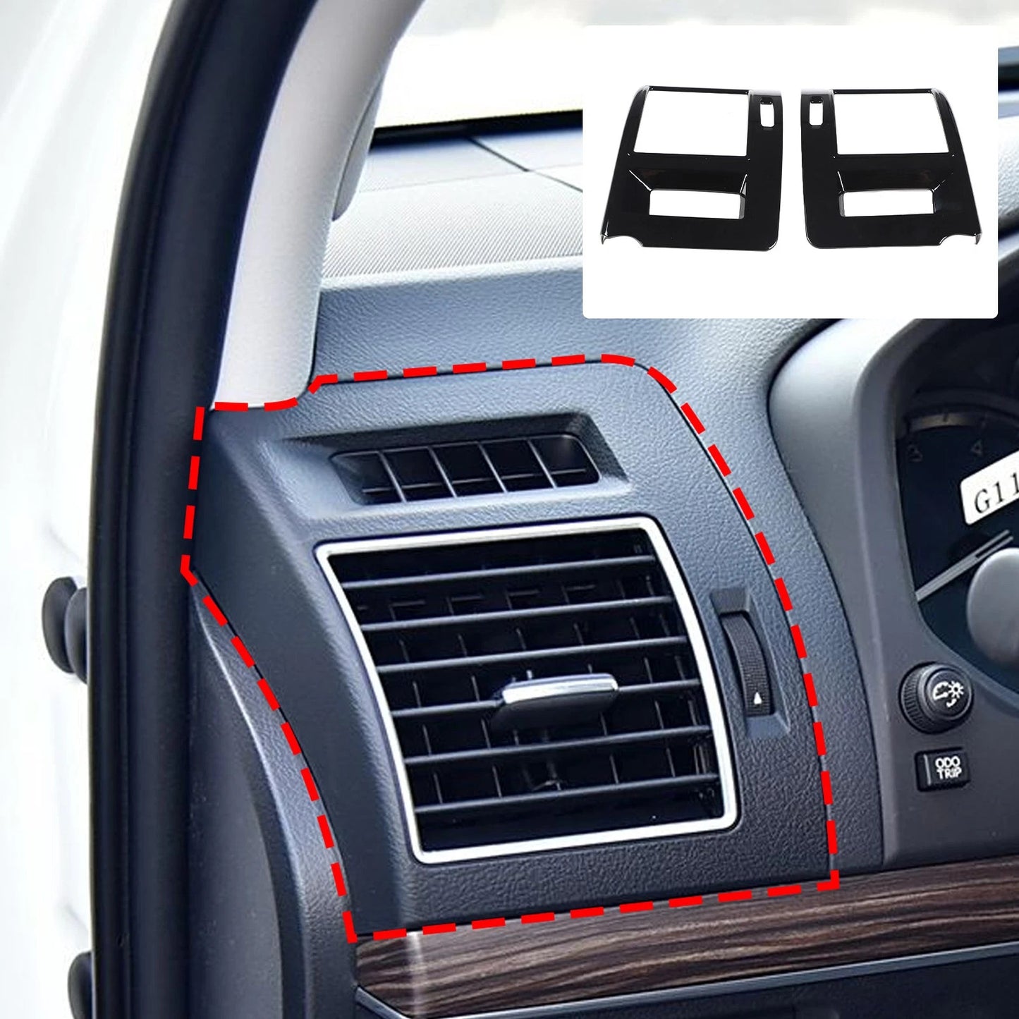 Passend für Land Cruiser Prado 10-19 Lueftung Blende
