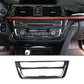 Passend für BMW 3 F30 F34 2013 - 2019 Radio Blende Carbon Rahmen Rahmen Schutz
