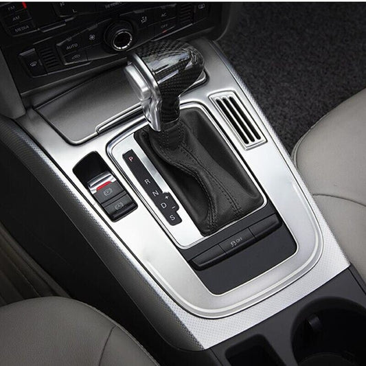 Passend für Audi A4 B8 Q5 Mittelkonsole Blende Edelstahl Rahmen Tuning Getriebe