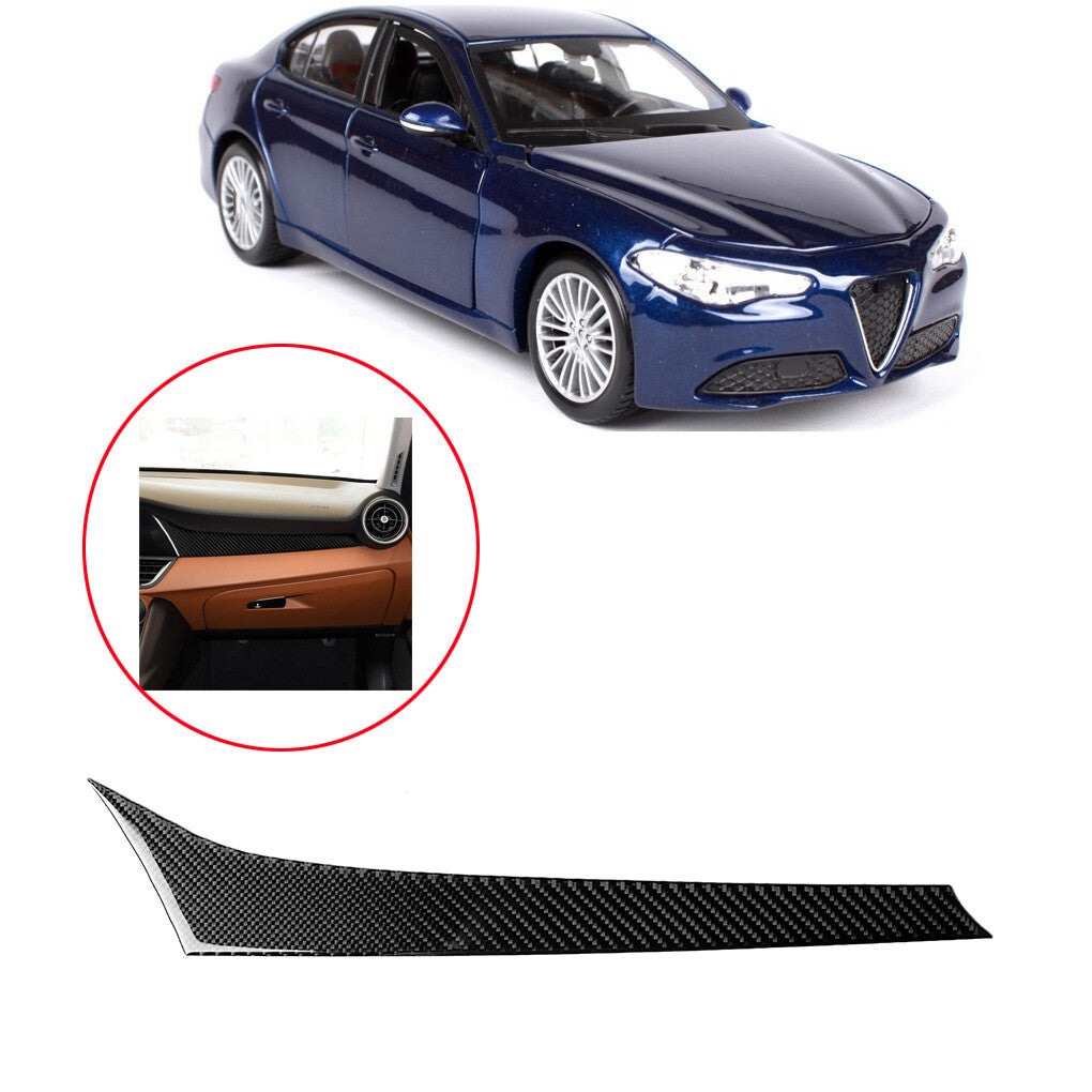 Passend für Alfa Romeo Giulia Cockpit Blenden Abdeckung Rahmen Carbon