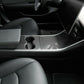 Passend für Tesla Model 3 Mittelkonsole Carbon Abdeckung Cover Rahmen Schutz