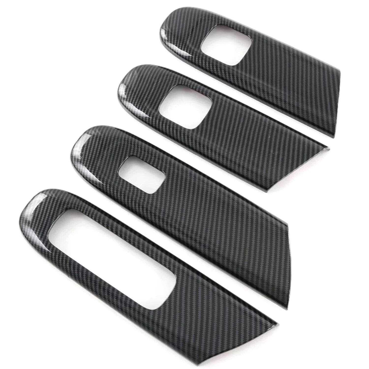Passend für Mercedes W206 C Klasse Blende Fensterheber Schutz Rahmen Carbon