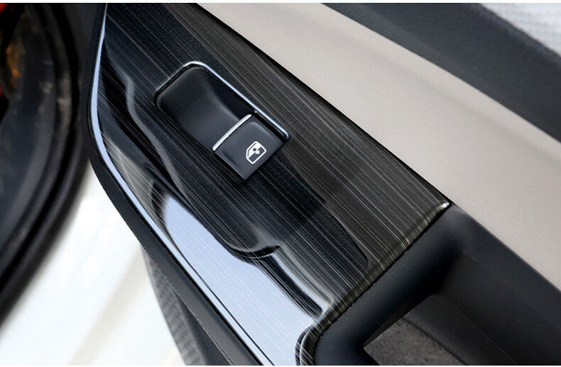 Passend für VW Golf 8 MK8 Fensterheber Blenden Abdeckung Rahmen Schwarz