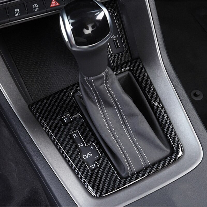 Passend für Audi Q3 Schaltung Carbon Blende Schutz Veredelung Rahmen