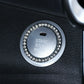 Passend für Hyundai ix35 Start Stop Sticker Aluminium Blende Accessoire Silber