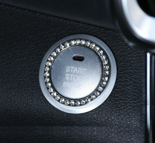 Passend für Hyundai ix35 Start Stop Sticker Aluminium Blende Accessoire Silber