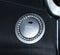 Passend für Hyundai ix35 Start Stop Sticker Aluminium Blende Accessoire Silber