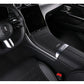 Passend für Mercedes W206 C Klasse Blende Kunstleder Mittelkonsole Schutz Rahmen