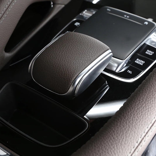 Passend für Mercedes GLE GLS AMG GLE53 2020 Schalthebel Blenden Rahmen Silber