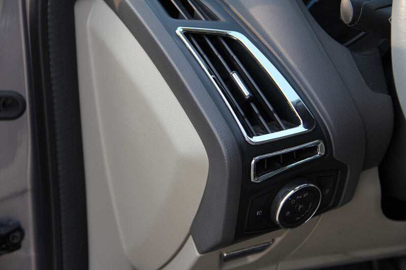 Passend für Ford Focus 3 Focus 4 MK3 MK4 Blenden Abdeckung Rahmen Silber