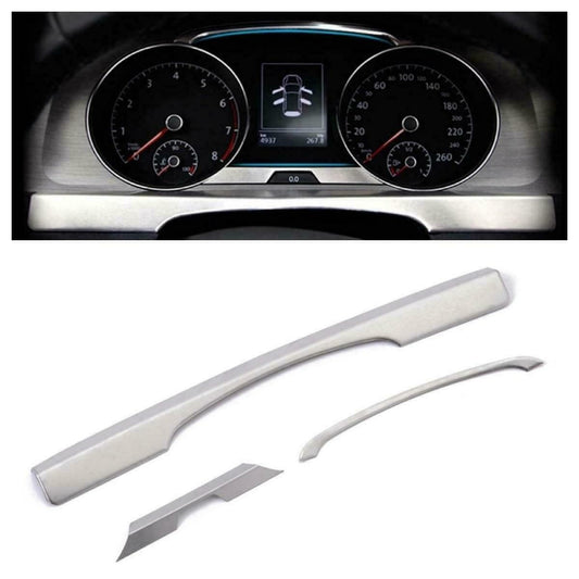Passend für Edelstahl Tacho Rahmen Blende Passend Für VW Golf 7 Zierrahmen Chrom Dekor