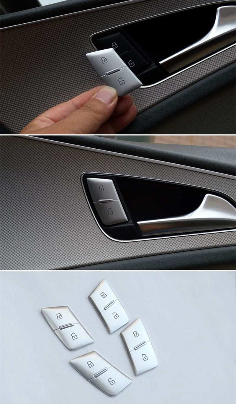 Passend für Audi A6 C7 2012-18 Tür Schalter Blenden Abdeckung Tuning