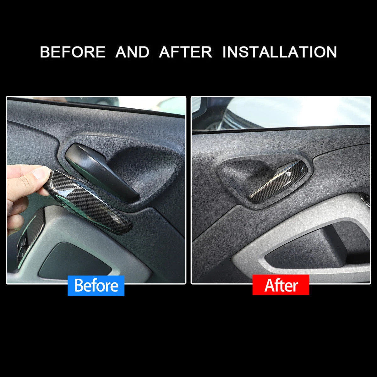 Passend für Smart 451 2010-2015 Türgriff innen Blenden