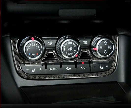 Passend für Audi TT Radio Blende Klima Regler Aufwertung Rahmen Carbon Schutz