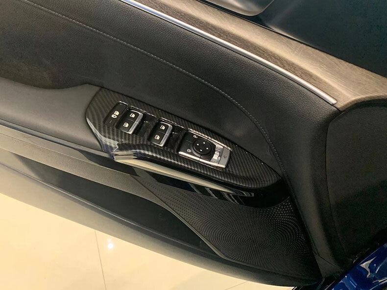 Passend für KIA Optima K5 GT 2020-22 Fensterheber Blenden Abdeckungen Rahmen