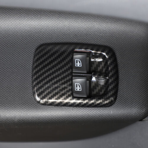 Passend für Smart Fortwo 453 Fensterheber Blenden Abdeckung Carbon