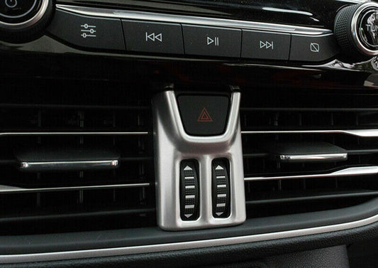Passend für Ford Focus MK4 Silber Zierrahmen Warnblinklicht Blende