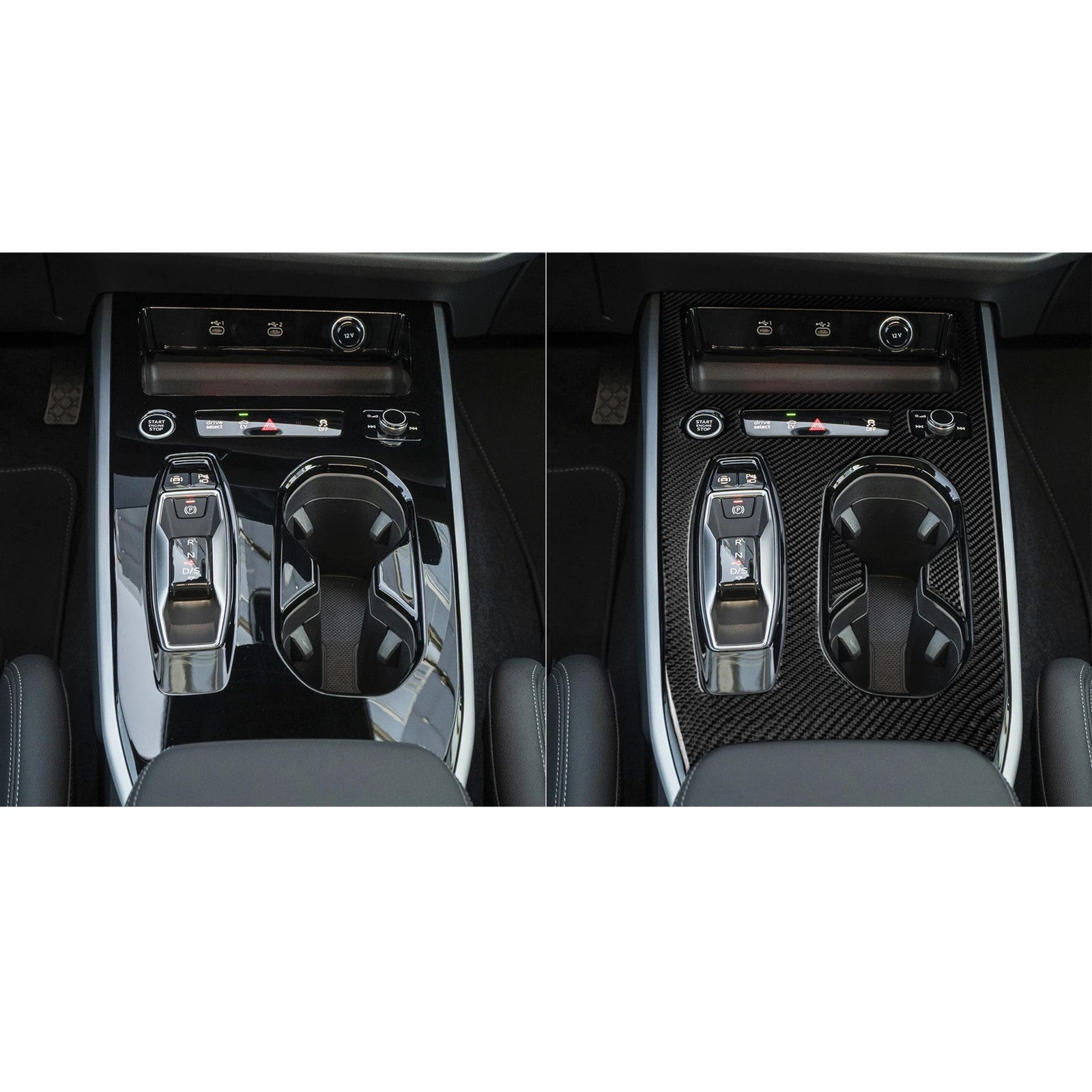 Passend für Audi A5 A6 2025-2026 Mittelkonsole Rahmen Abdeckung Blenden