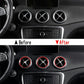 Passend für 5x Mercedes Lüftungsringe Zierringe Blenden Rot A W176 B W246 CLA C117 GLA X157