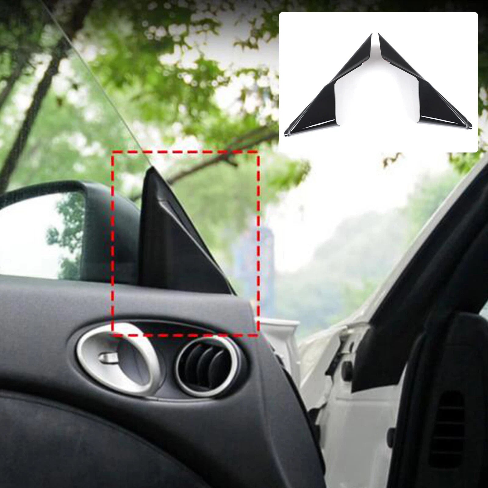 Passend für Nissan 370Z 2009-2020 A-Säule Blende