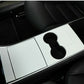 Passend für Tesla Model 3 Mittelkonsole Weiß Abdeckung Cover Rahmen Schutz