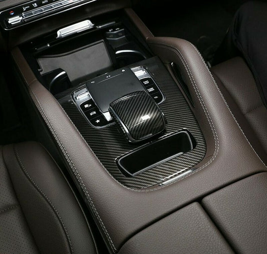 Passend für Mercedes Benz GLE GLS W167 X167 Blende Mittelkonsole Carbon Abdeckung