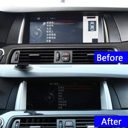 Passend für BMW 5 F10 F18 2014-17 Display Blenden Abdeckungen Rahmen