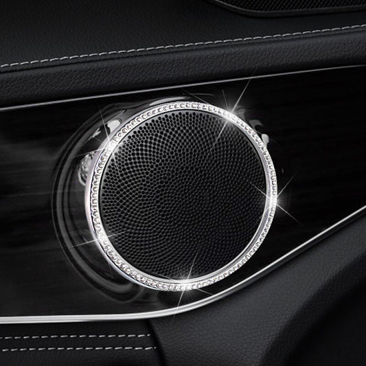 Passend für Mercedes GLC X253 C Class W205 Lautsprecher Blenden Rahmen Silber