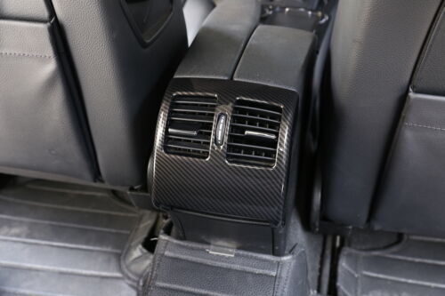 Passend für Mercedes C-Klasse W204 Lüftung Hinten Blenden Abdeckung Carbon