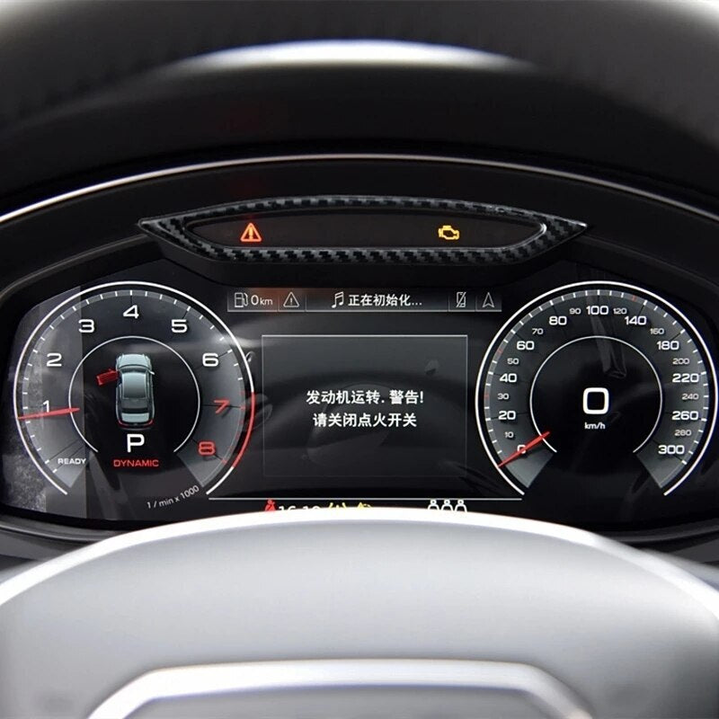 Passend für Audi A6 C8 2019 Tacho Blenden Abdeckung Tuning