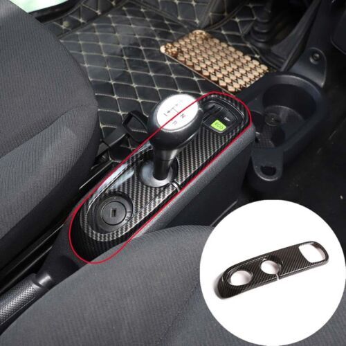 Passend für Smart Fortwo 451 Mittelkonsole Blenden Abdeckung Carbon
