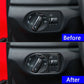 Passend für Audi Q3 2013-18 Lichtschalter Blende Abdeckung Rahmen Carbon