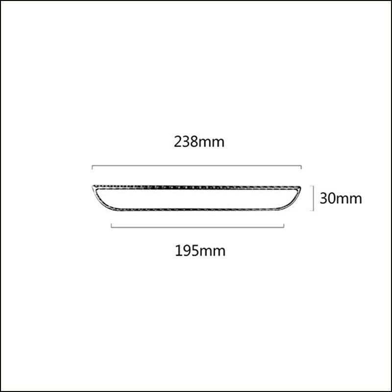Passend für Mazda CX-5 Radio Mittelkonsole Blende Abdeckung Rahmen Carbon