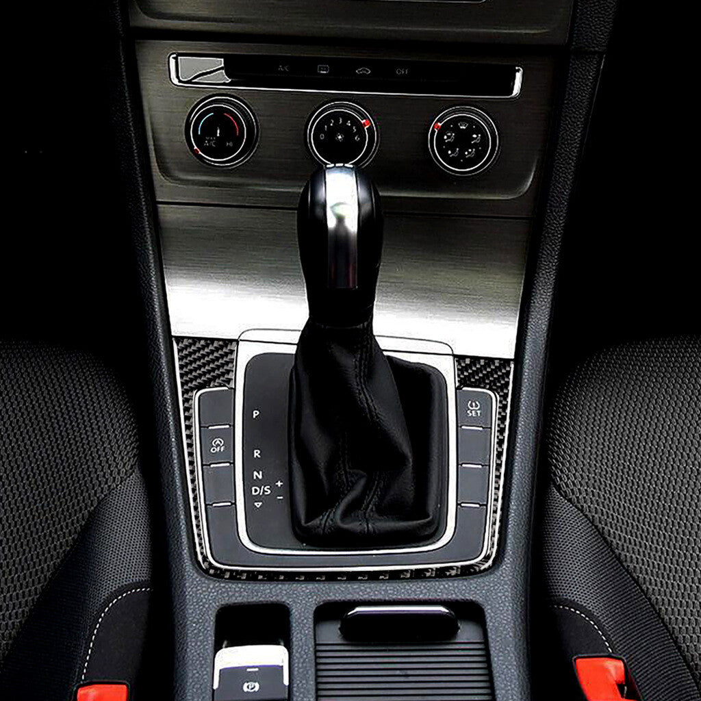 Passend für Mittelkonsole Blende Carbon Optik Passend Für VW Golf 7 Tiguan Tuning Rahmen
