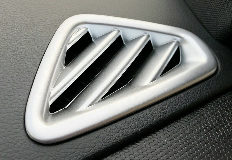 Passend für Hyundai Kona Lüftungsdüsen Blenden Abdeckung Zierrahmen Silber